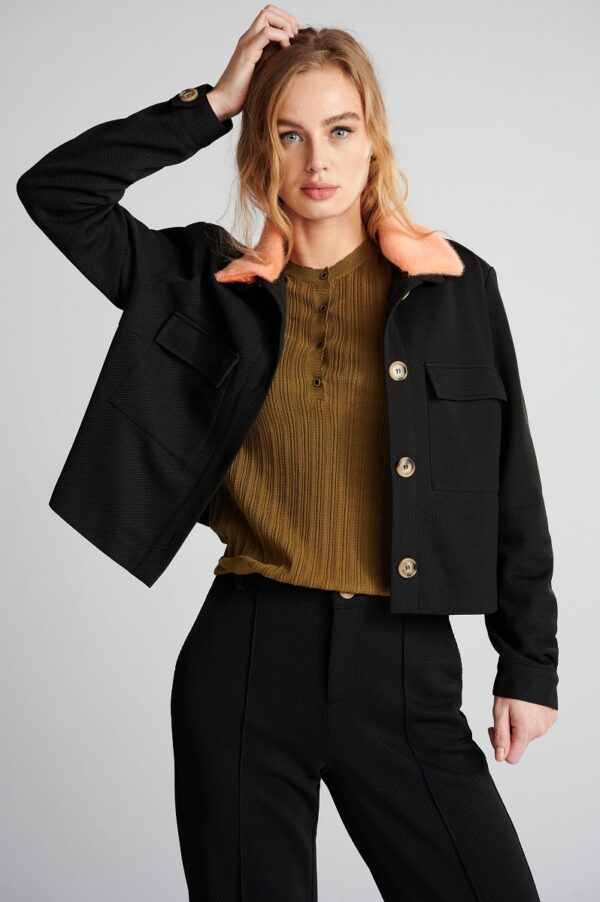POM Amsterdam SP6620 Blazer - Flower Love Black - Image 3