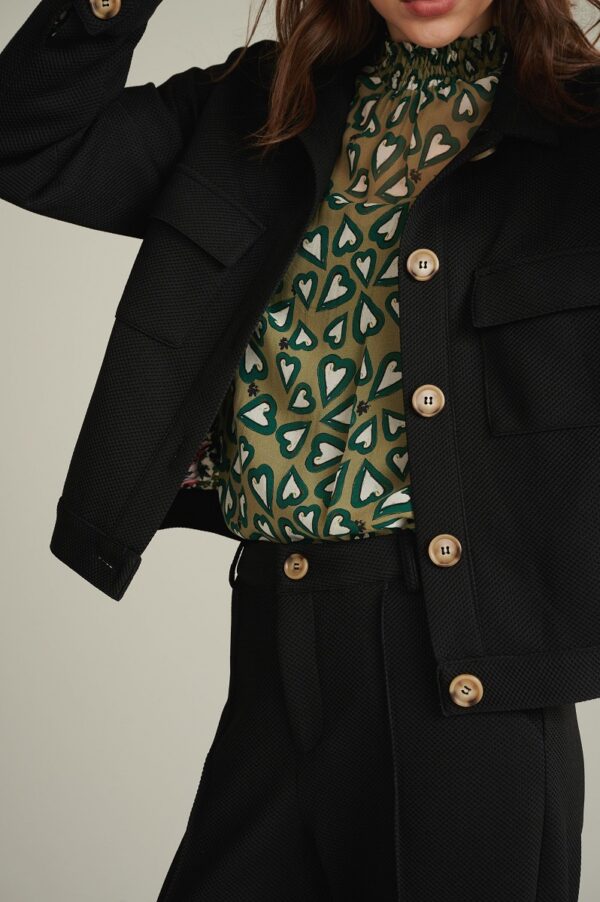 POM Amsterdam SP6620 Blazer - Flower Love Black - Image 11