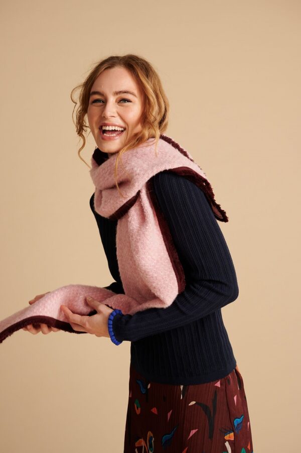 POM Amsterdam SP6645 Shawl - Furry Dusty Pink