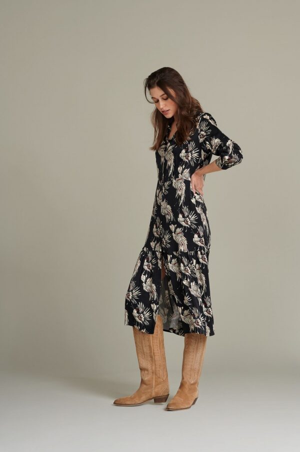 POM Amsterdam SP6691 Dress - Paradise Birds Black - Image 5