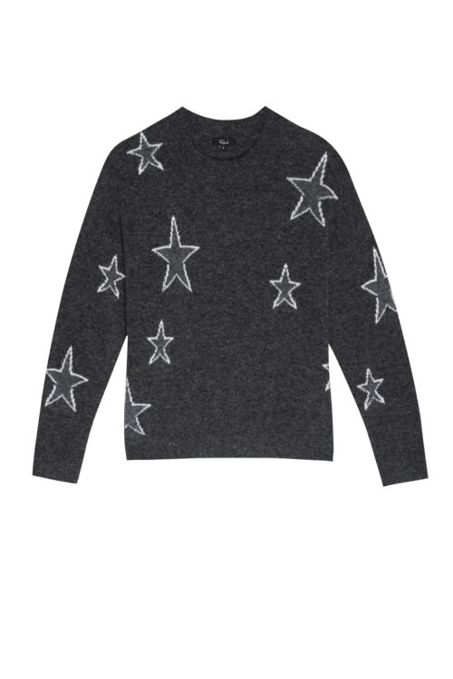 Rails Virgo Sweater – Charcoal White Stars