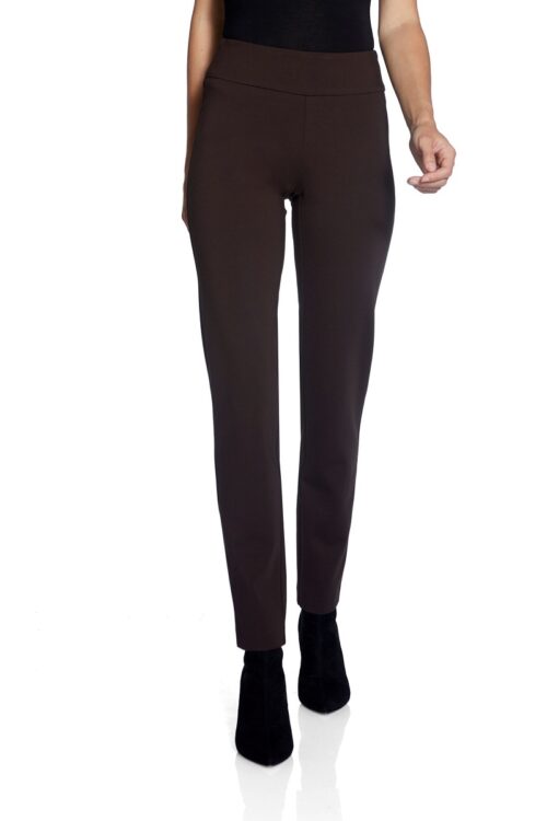 Up Pants 64746 Ponte Pull On Trouser – Espresso