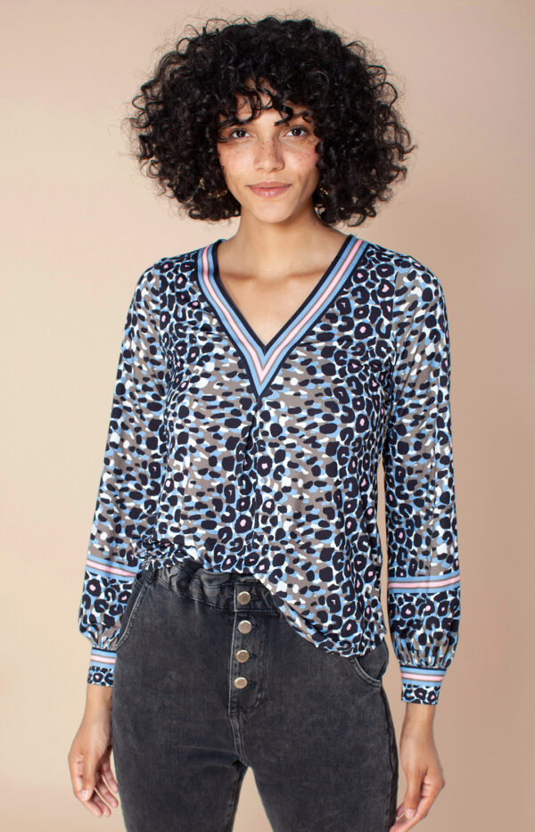 Hale Bob 2034 Jane Jersey Top - Brown
