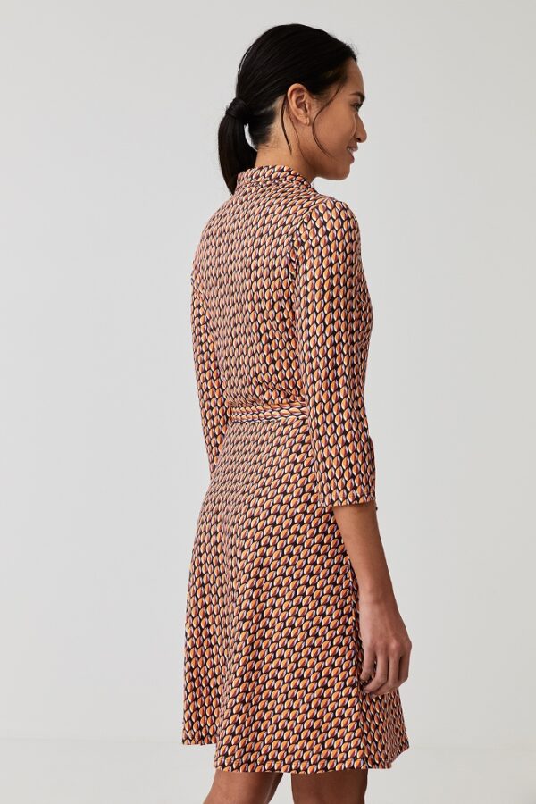 Surkana Midi Shirt Dress - Burnt Orange / Rust - Image 4