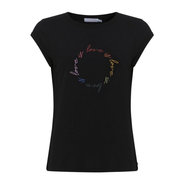 Coster Copenhagen T Shirt With Love Is Print - Black