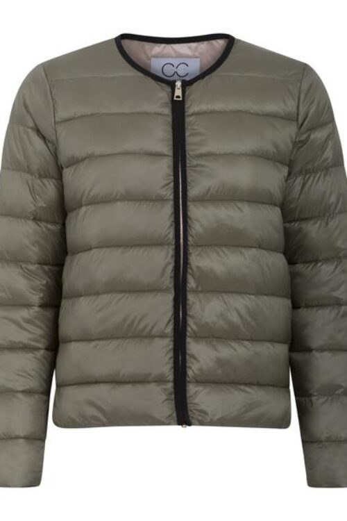 Coster Copenhagen CC Heart Quilted Jacket – Pale Hunter Green