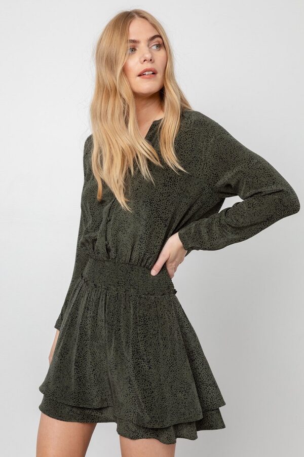 Rails Jasmine Dress - Olive Speckled - Image 4