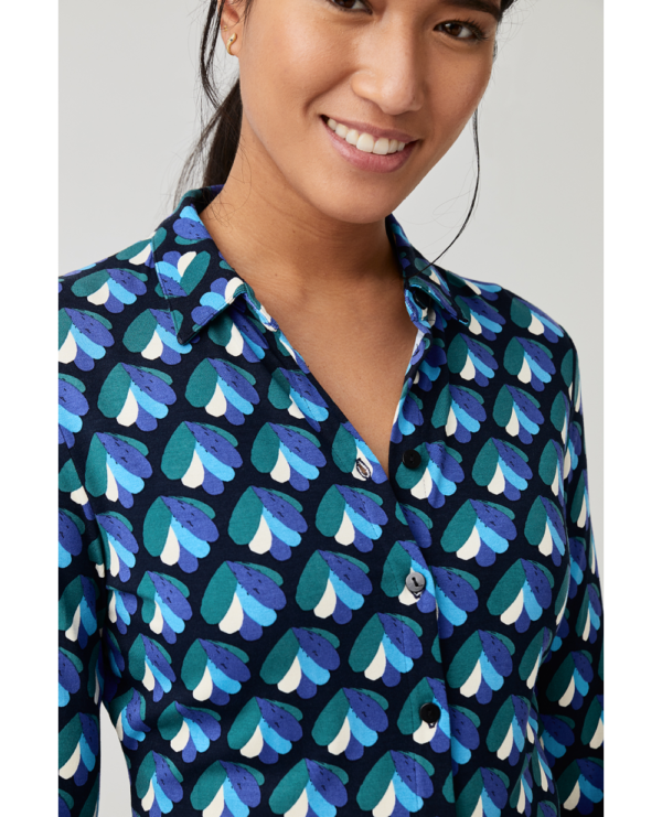 Surkana Long Sleeved Shirt - Blue - Image 3