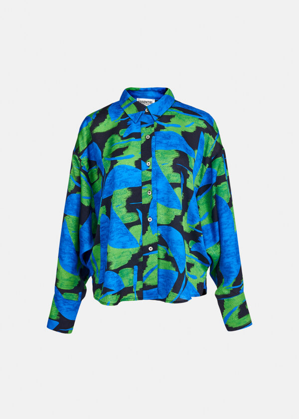 Essentiel Antwerp Acquire Oversized Shirt - Combo 1 Klein Blue