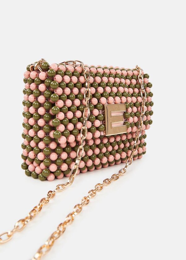 Essentiel Antwerp Azissi2 Beaded Mini Shoulder Bag - Combo 2 Powder Pink A2PP