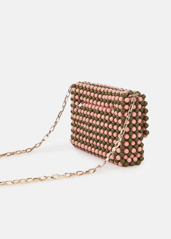 Essentiel Antwerp Azissi2 Beaded Mini Shoulder Bag - Combo 2 Powder Pink A2PP - Image 2