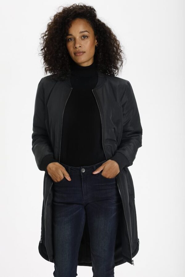 Kaffe KAjordi Coat - Black Deep - Image 3