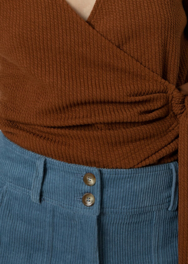 Frnch Prunella Trousers - Bleu Jean - Image 2