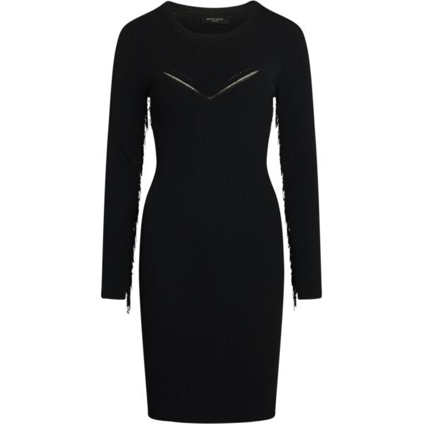 Bruuns Bazaar Celosia Fringe Dress - Black - Image 3
