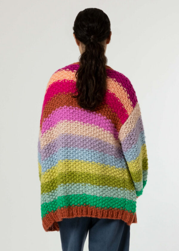 Frnch Lobelia Cardigan - Arc En Ciel - Image 3