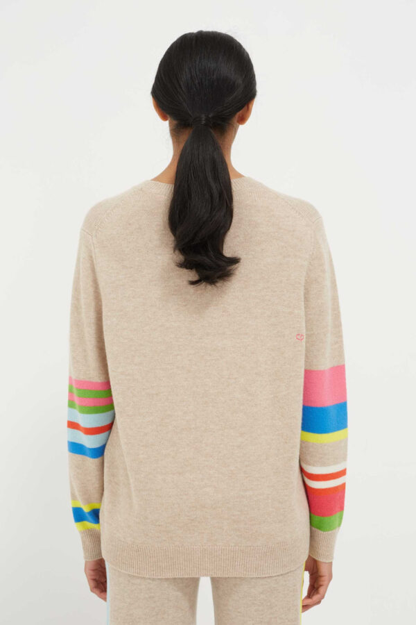 KQ96-Oatmeal-Stripe-Multi-Sleeve-Sweater-stick-and-ribbon-nottingham-3