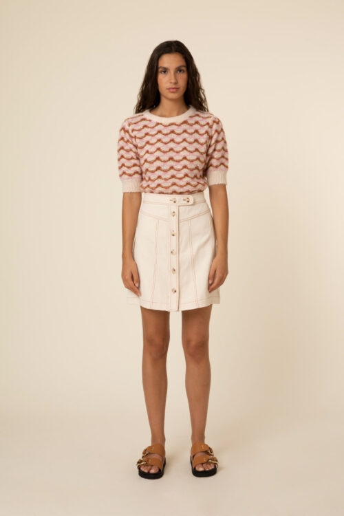 Frnch Yaell Skirt – Creme