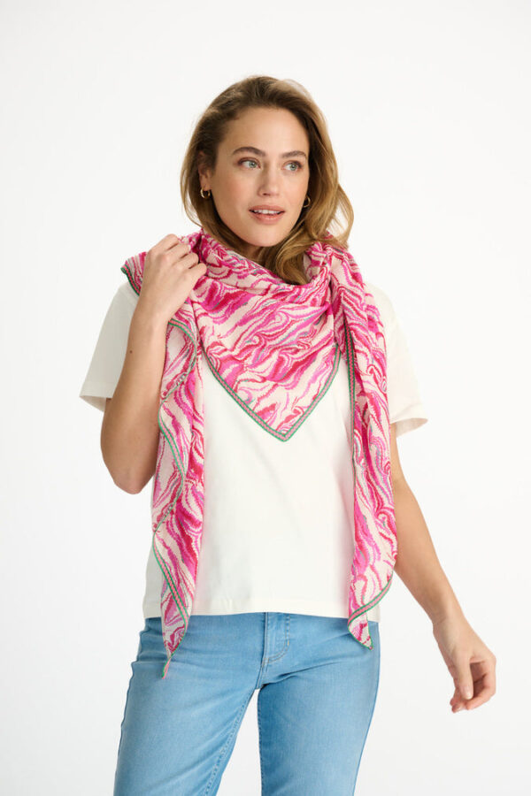 POM Amsterdam SP6770 Shawl - Marmer Mix Fuchsia