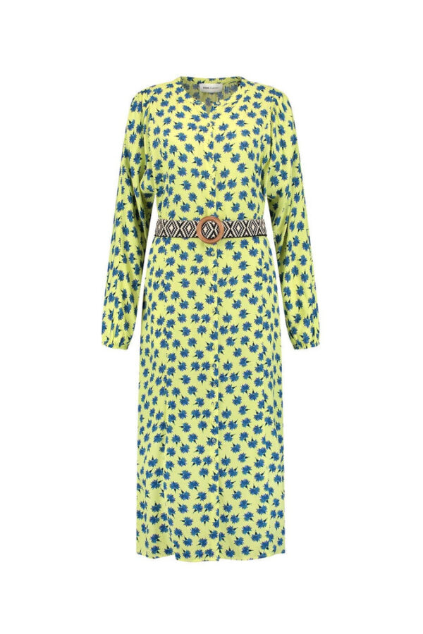 POM Amsterdam SP6844 Dress - Flower Luminous Lime - Image 3