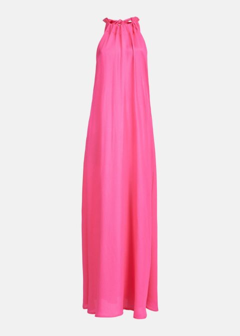 essentiel-antwerp-baxos-maxi-dress-fluo-pink-stick-and-ribbon-nottingham