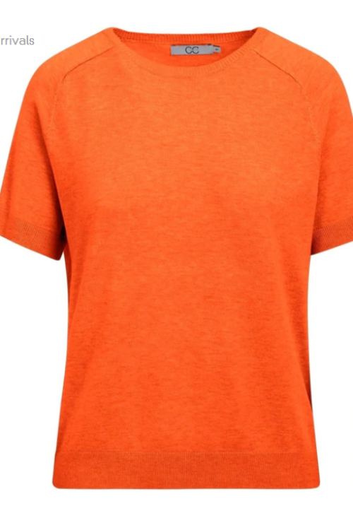 Coster Copenhagen CC Heart Ella Soft Knit Tee – Orange