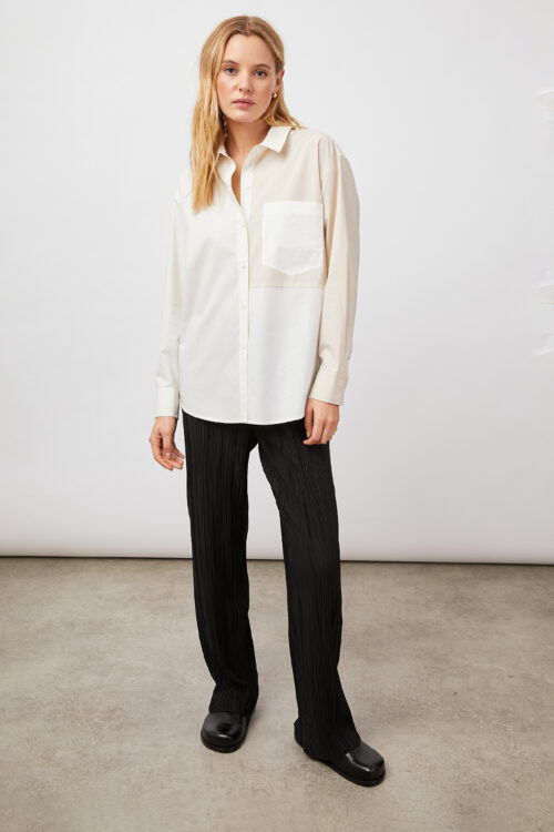 Rails Arlo Shirt – Ivory Colour Block