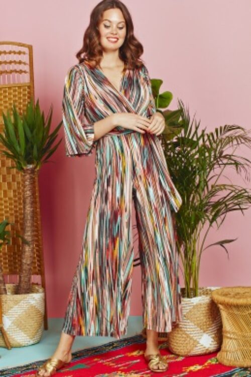 Onjenu Laurie Jumpsuit – Farrah Coral