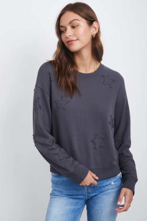 Rails Ramona Sweatshirt – Vintage Black Stars