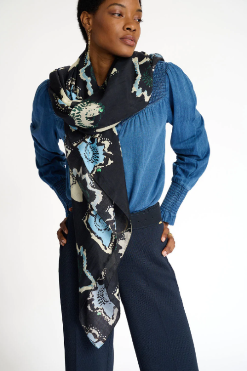 POM Amsterdam SP6968 Shawl – Ocean Gems Black