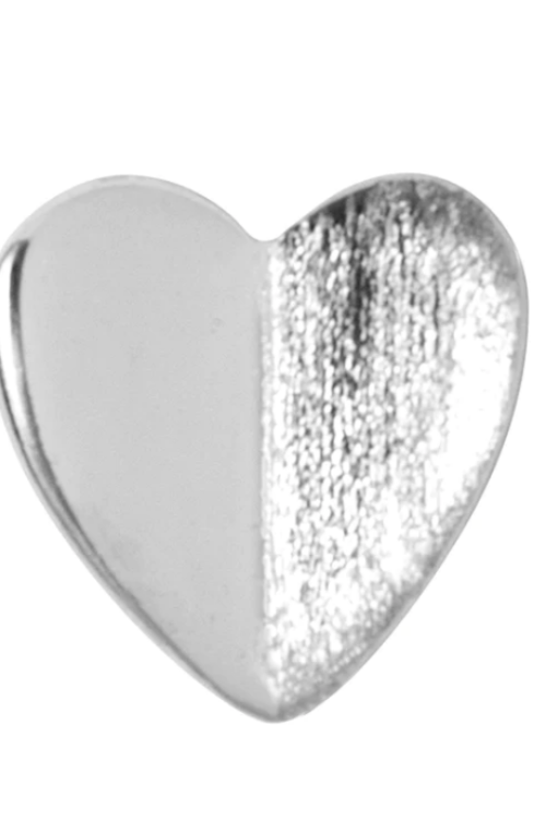 Lulu Copenhagen Heart Wings Stud – Silver