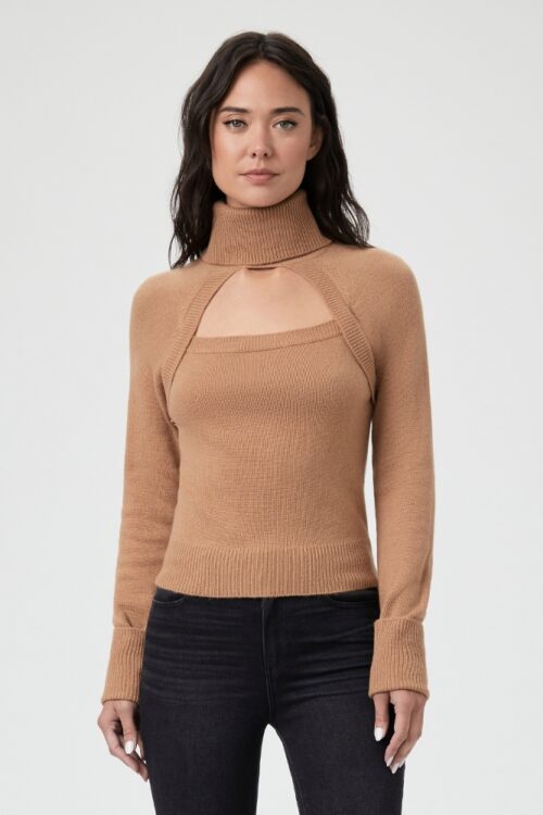 Paige Cherise Sweater – Toffee Bronze