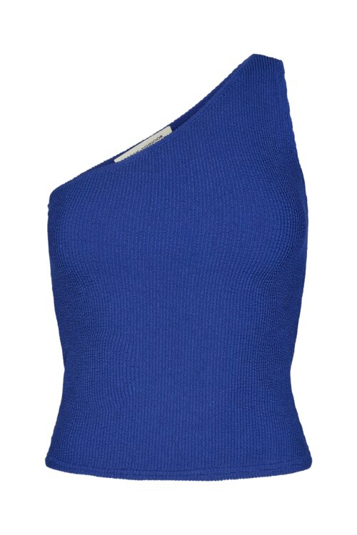 Sofie Schnoor One Shoulder Top – Cobalt Blue