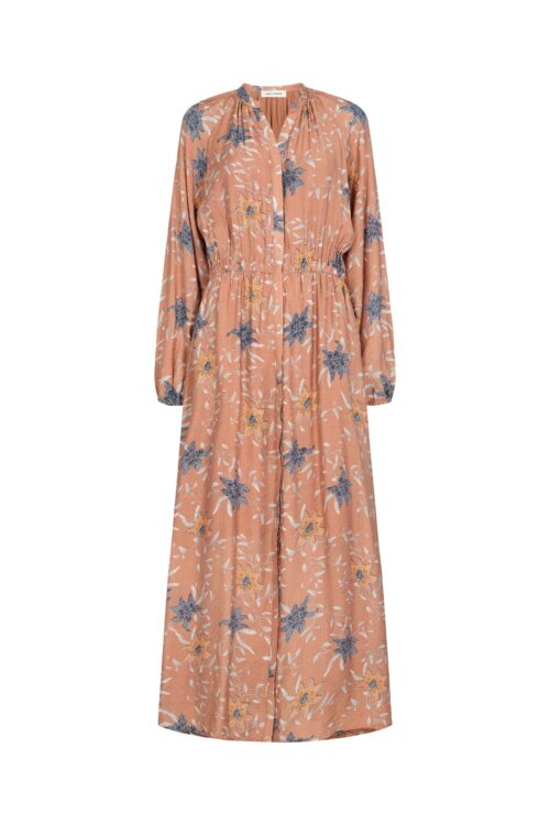 Sofie Schnoor Floral Print Maxi Dress – Tan