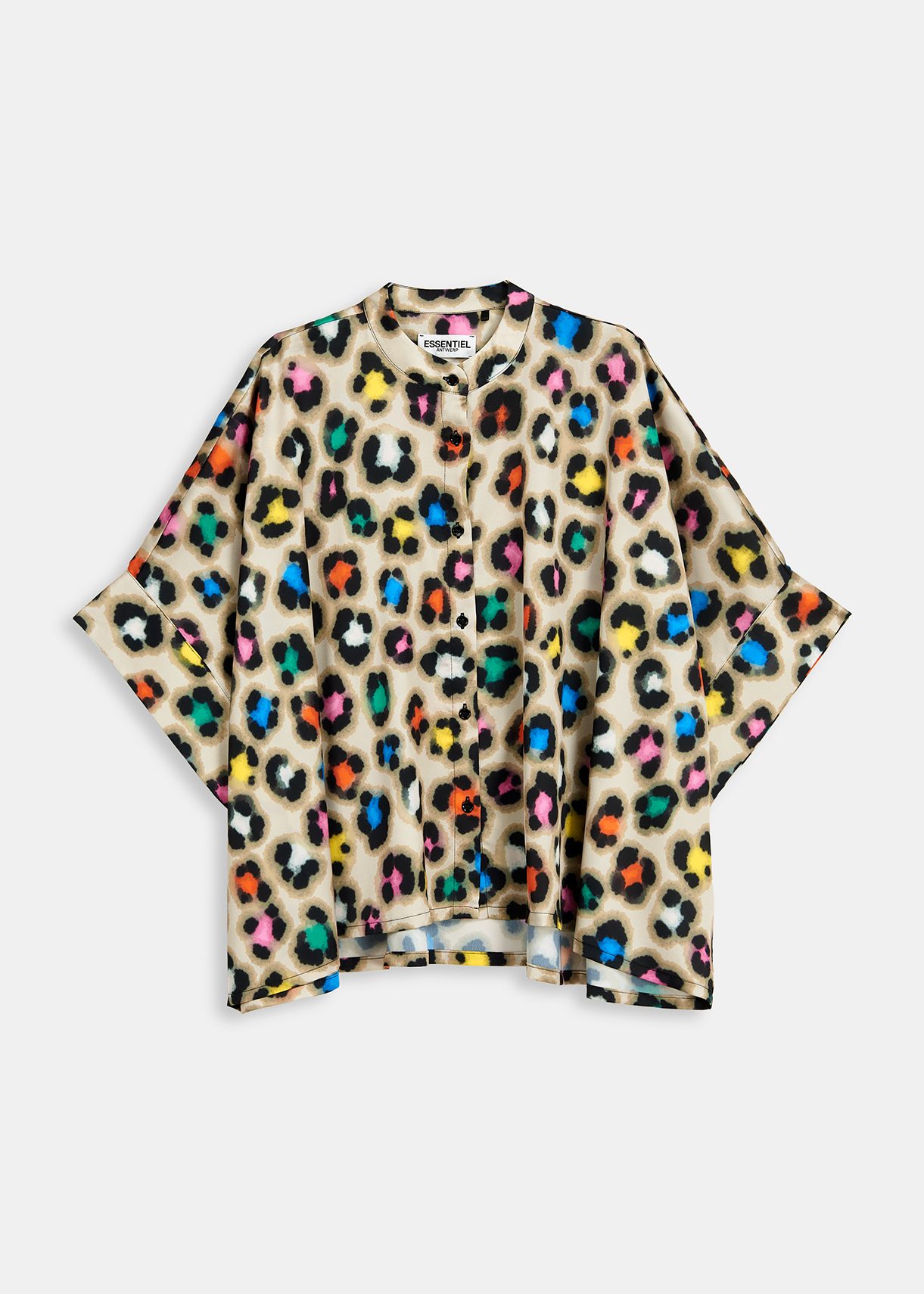 Essentiel Antwerp Daxi Oversized Shirt - Leopard