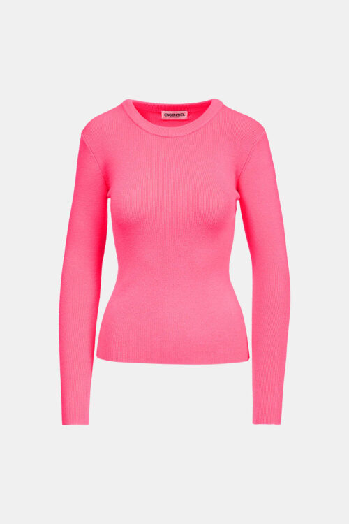 Essentiel Antwerp Deseo Rib-Knit Sweater – Tea Rose
