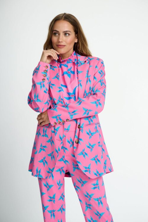POM Amsterdam SP7280 Blazer – Origami Flower Pink