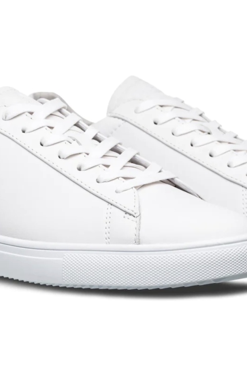 Clae Bradley Trainers – Triple White Leather