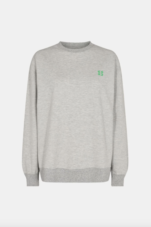 Sofie Schnoor Oversized Sweatshirt – Grey Melange