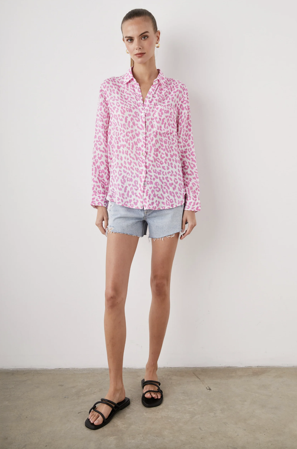 Rails Ellis Shirt - Fuchsia Jaguar - Stick and Ribbon