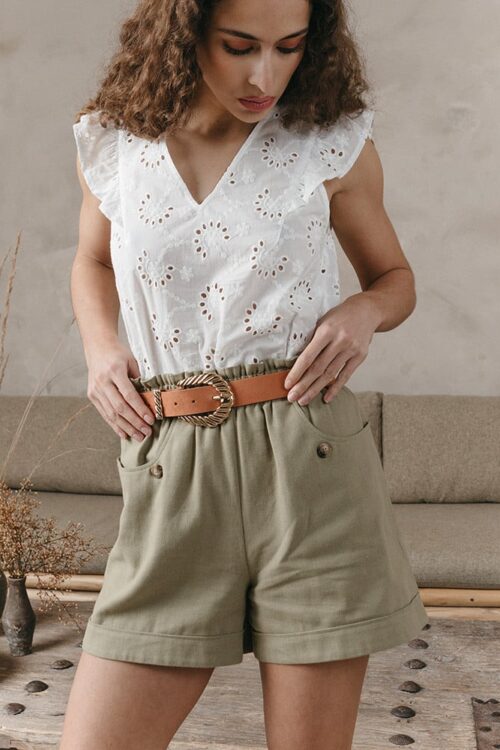 Grace & Mila Jerome Shorts – Khaki