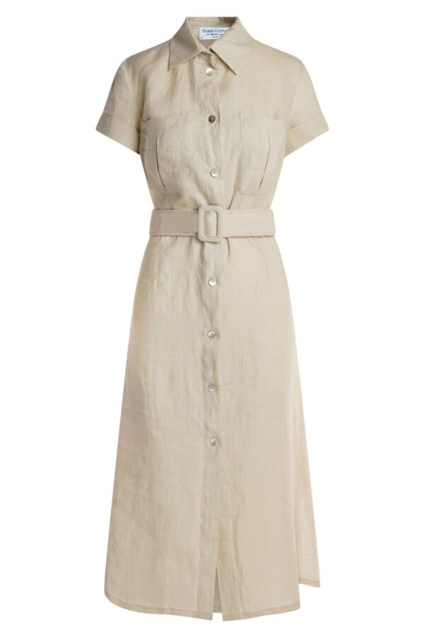 haris-cotton-midi-dress-6584-beach-sand-stick-and-ribbon-nottingham