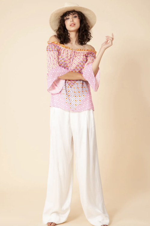 Hale Bob Cathalina Top – Pink