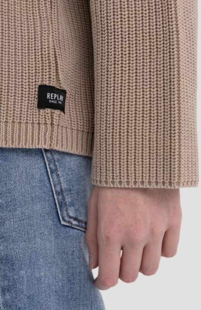 replay-v-neck-sweater-desert-stick-and-ribbon-nottingham