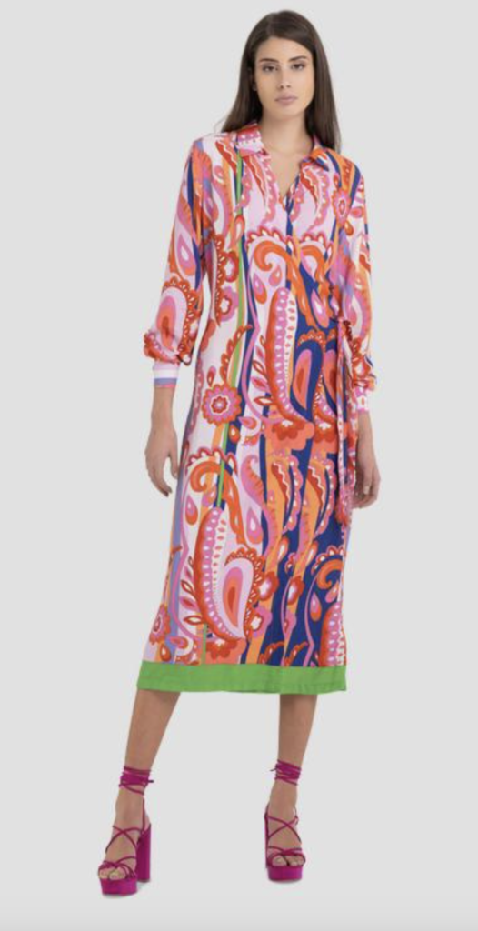 replay-viscose-wrap-dress-multi-stick-and-ribbon-nottingham