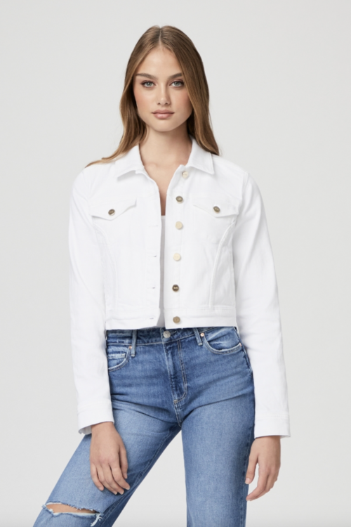 Paige Relaxed Vivienne Jacket – Crisp White