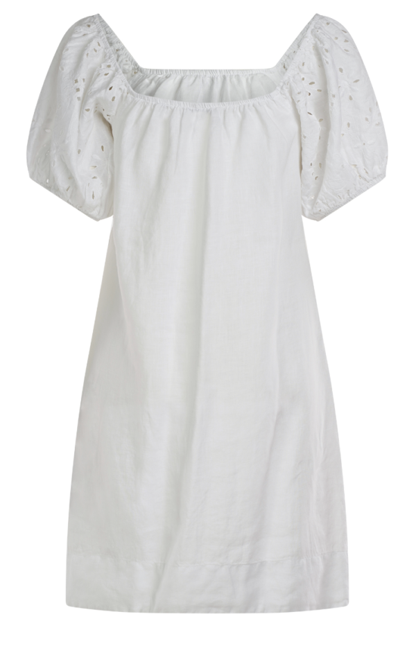 haris-cotton-puff-sleeve-dress-white-stick-and-ribbon-nottingham