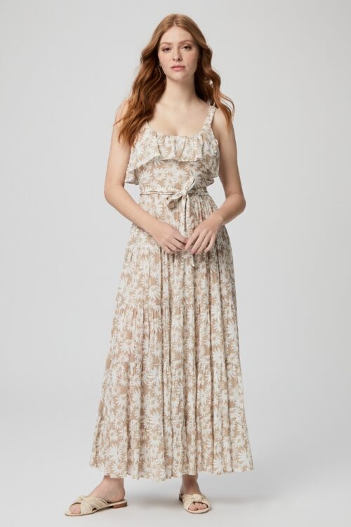 Paige Tevin Maxi Dress – Parchment Multi