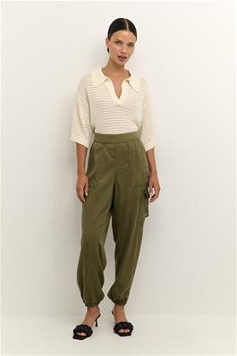 Kaffe KAzilia Cargo Pants - Grape Leaf