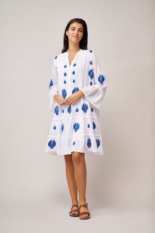 Dream Lobster Dress – White