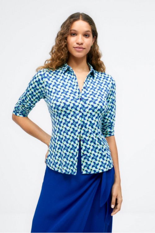 Surkana Long Sleeve Shirt – Blue